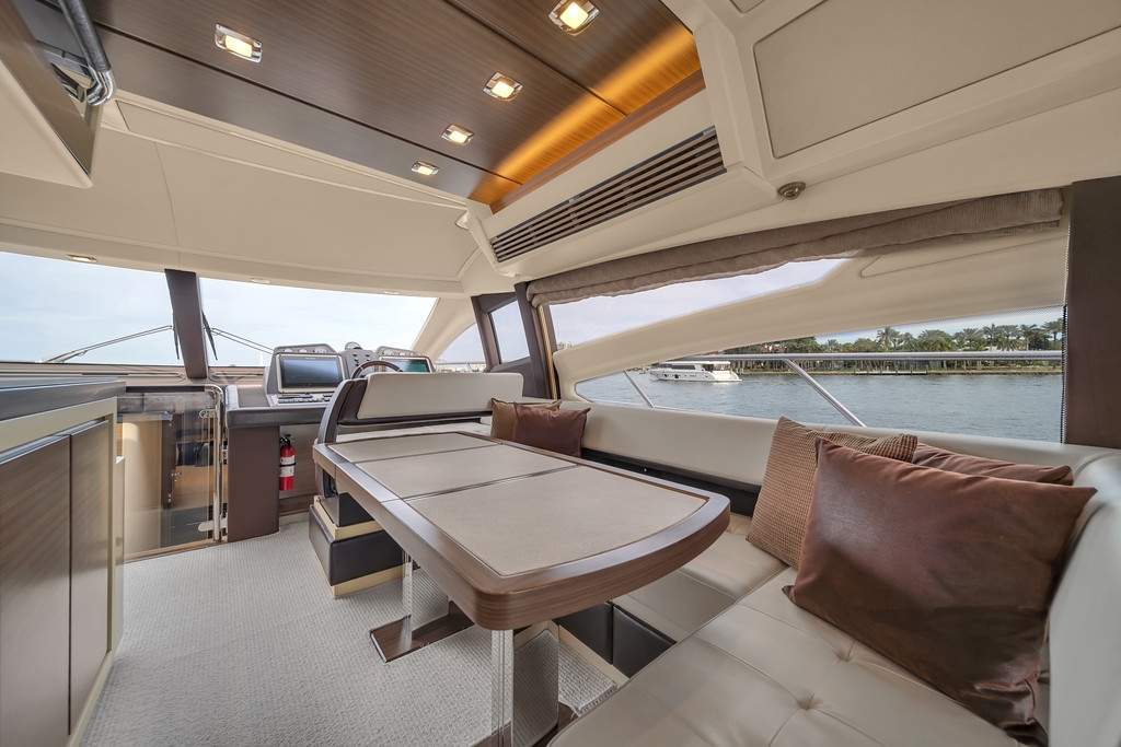 Azimut Deon 64' flybridge open deck with a water view